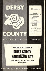 Derby County v Manchester City 1965/66